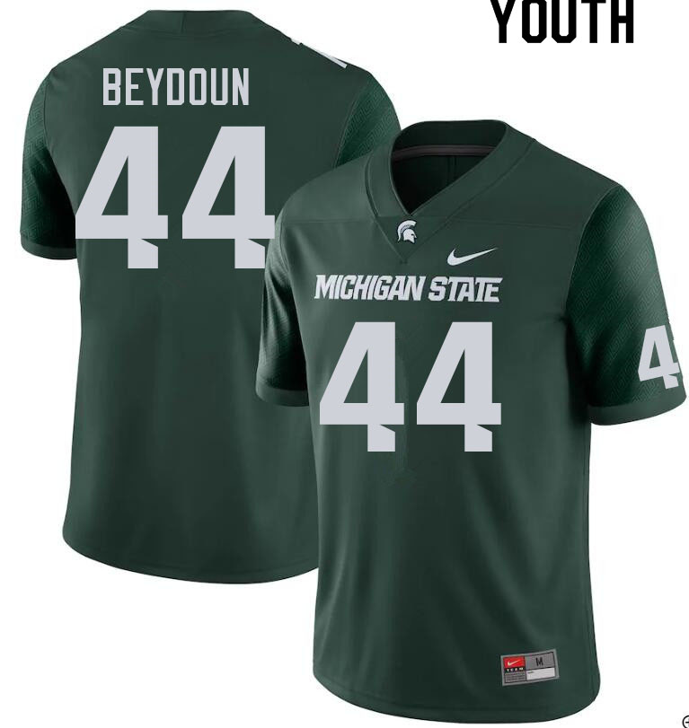 Youth #44 Samih Beydoun Michigan State Spartans College Football Jerseys Sale-Green